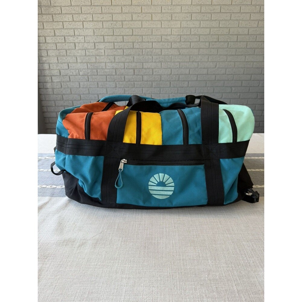 Tobiq 60L Travel Duffel Colorado Pattern Backpacking Convertible Laptop Stowaway